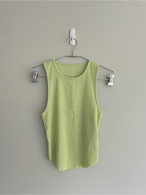American Eagle | green crop tank top, S